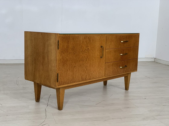 Image 1 of 60s lowboard ladekast hal kast dressoir vintage