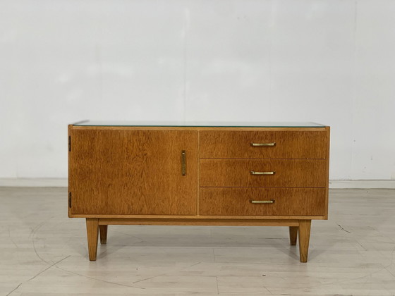 Image 1 of 60s lowboard ladekast hal kast dressoir vintage