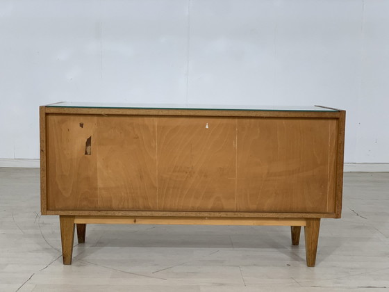 Image 1 of 60s lowboard ladekast hal kast dressoir vintage