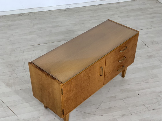 Image 1 of 60s lowboard ladekast hal kast dressoir vintage