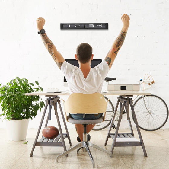 Image 1 of Cloudnola Tijdlijn Am / Pm Klapklok (Showmodel)