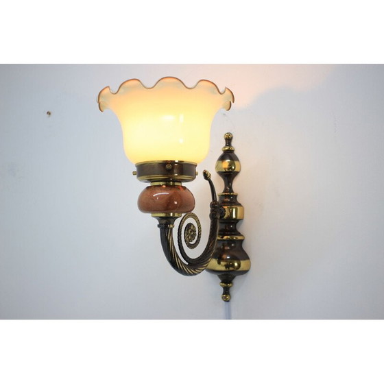 Image 1 of 8 vintage wandlamp, Duitsland 1980