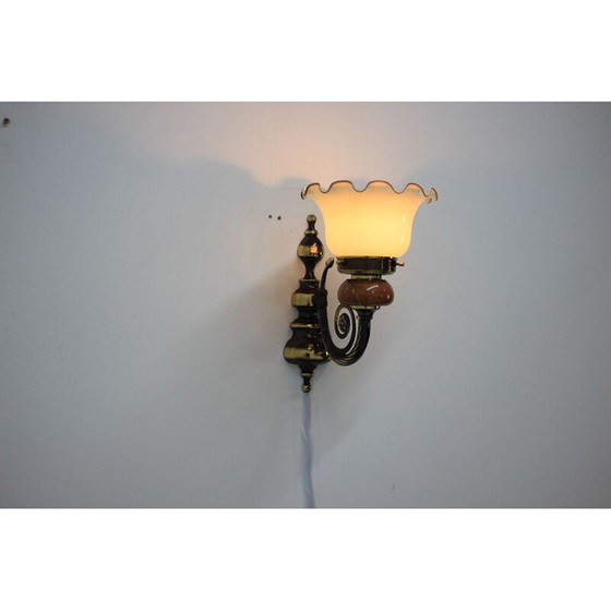 Image 1 of 8 vintage wandlamp, Duitsland 1980
