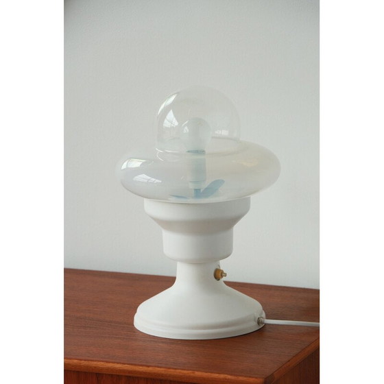 Image 1 of Vintage witte lamp, 1970