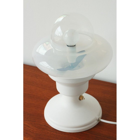 Image 1 of Vintage witte lamp, 1970