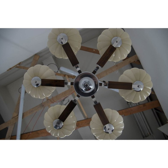 Image 1 of Vintage Art Deco kroonluchter, jaren 1930