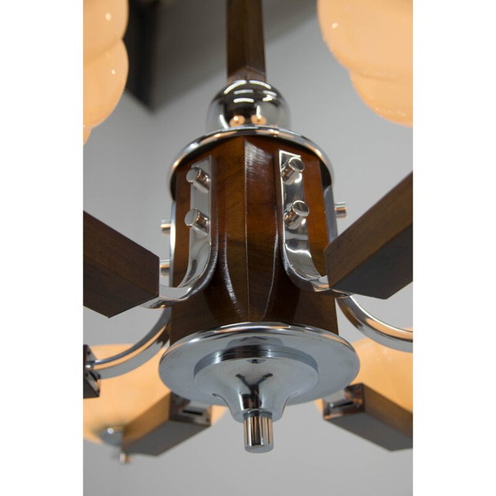 Image 1 of Vintage Art Deco kroonluchter, jaren 1930
