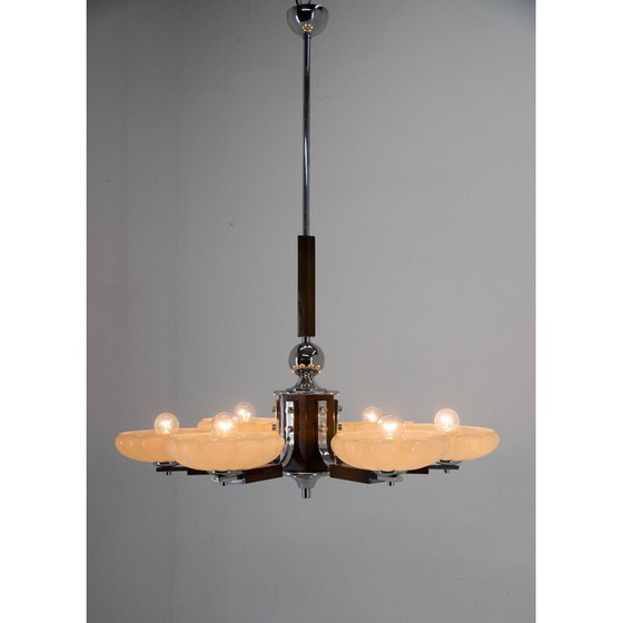 Image 1 of Vintage Art Deco kroonluchter, jaren 1930