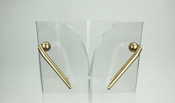 Image 1 of Transparante Lucite Acryl Paraplubak 1980S 1990S Post Modern Ontwerp