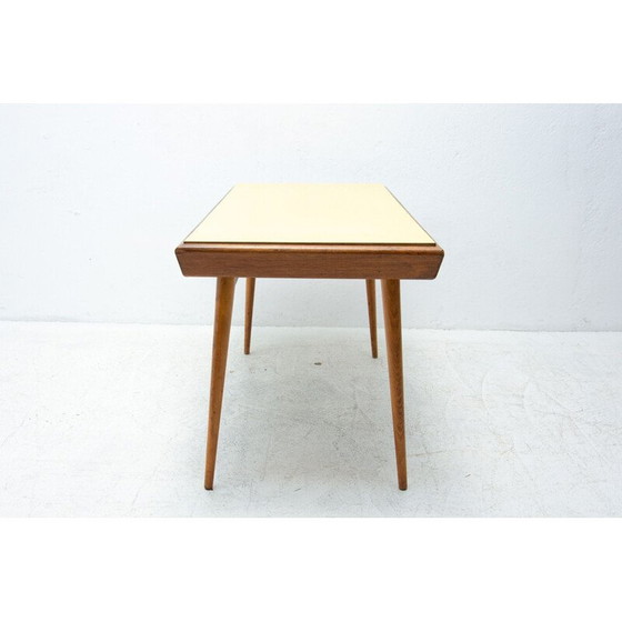 Image 1 of Vintage beukenhouten salontafel van Interiér Praha, Tsjecho-Slowakije 1960