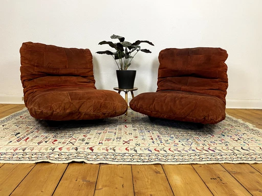 2X Marsala Fauteuil 2-zitsbank Door Michel Ducaroy Voor Ligne Roset