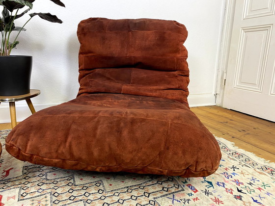 Image 1 of 2X Marsala Fauteuil 2-zitsbank Door Michel Ducaroy Voor Ligne Roset