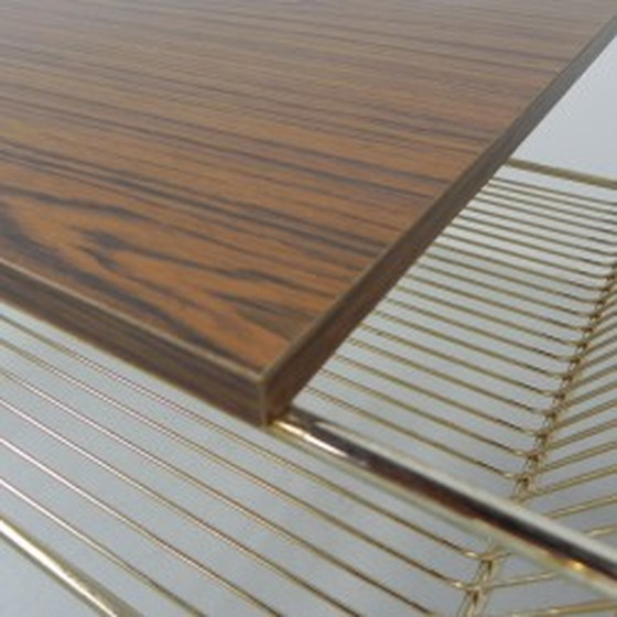 Image 1 of Vintage salontafelrek voor singles - jaren 1960