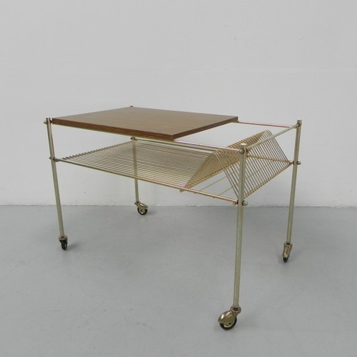 Vintage salontafelrek voor singles - jaren 1960