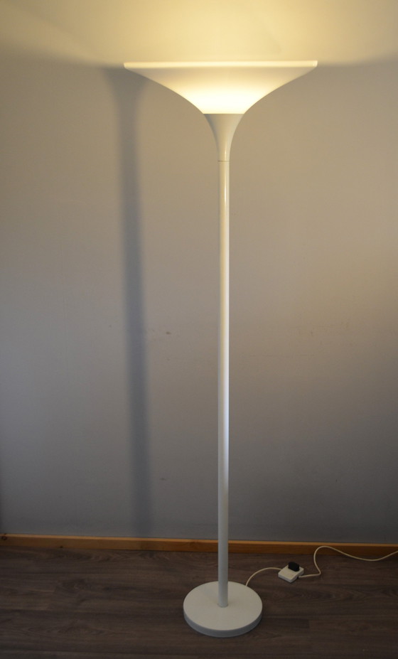 Image 1 of Vintage Design Vloerlamp Met Carré Acryl Kap