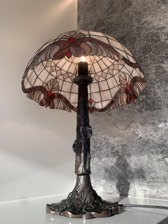 Image 1 of Tiffany Style Dragonfly Tafellampen