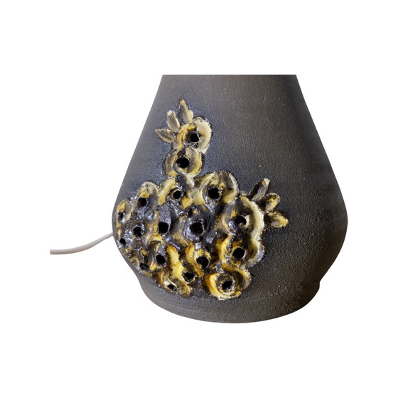 Image 1 of Handgemaakte Vintage Keramische Tafellamp - Handgemaakt door Margot in Denemarken