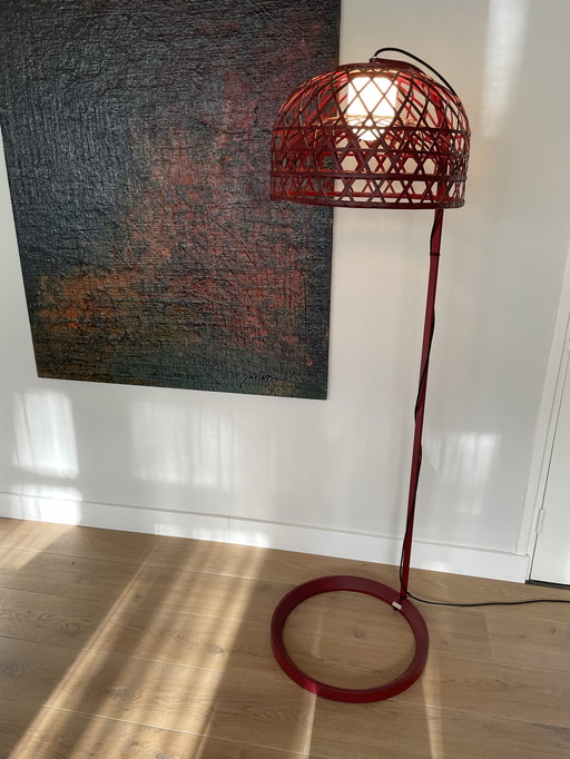 Moooi Emperador vloerlamp rood