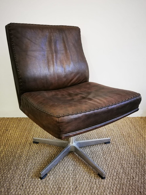 Design Leren Fauteuil De Sede Model Ds 35 Années 60