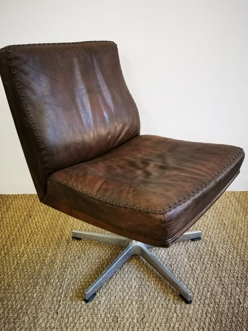 Design Leren Fauteuil De Sede Model Ds 35 Années 60