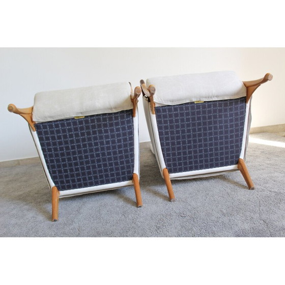 Image 1 of Paar vintage Progetti fauteuils van Umberto Asnago voor Giorgetti, Italië 1980