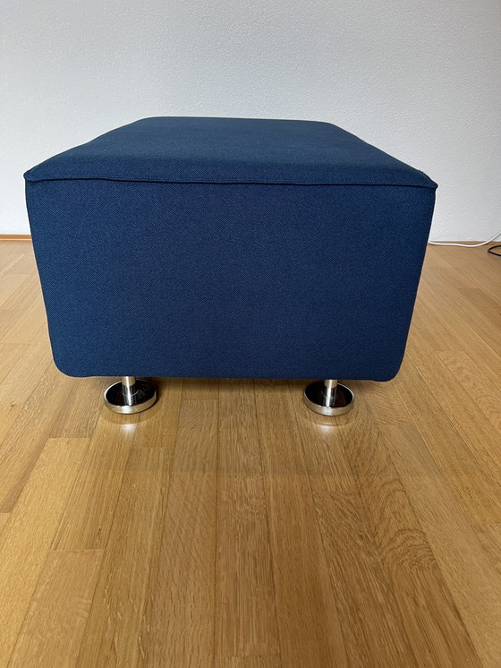 Image 1 of Gelderland 4800 Poef Hocker Stof Kvadrat Tonus 632 Blauw