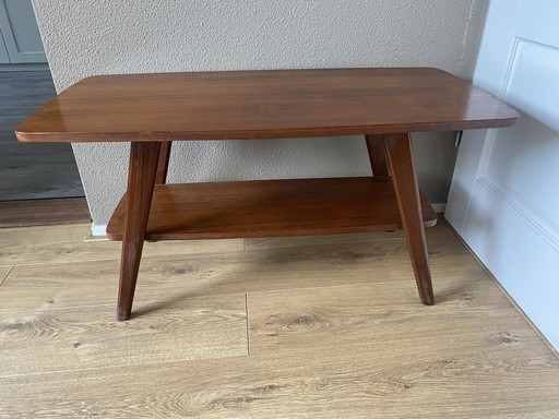 Vintage Teak Salontafel Sixties