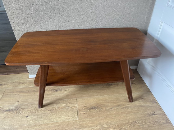 Image 1 of Vintage Teak Salontafel Sixties