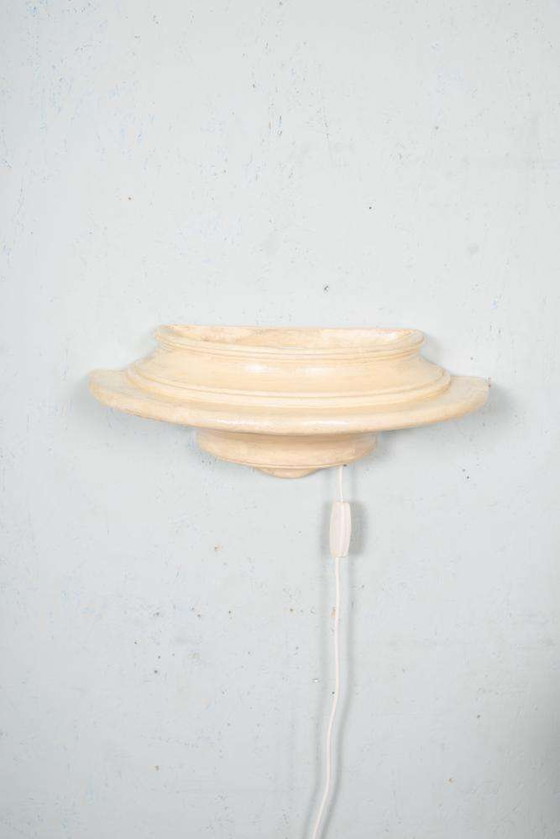 Image 1 of Bohemian wandlamp jaren 70, Japandi wall scone up/downlight