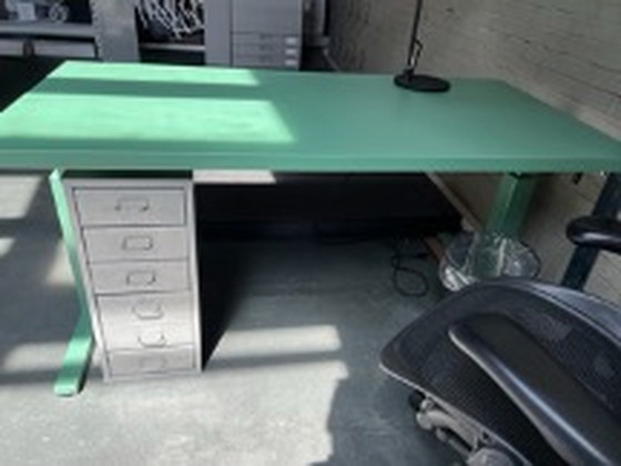 Image 1 of Gispen Steeltop bureau by Peter de Boer