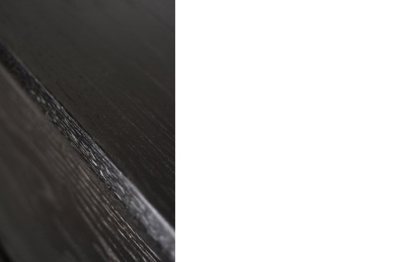 Image 1 of Vintage donker ruw eiken dressoir, 1960