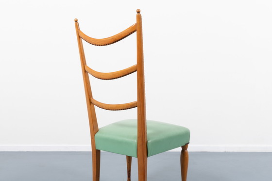 Image 1 of Italiaanse Mid Century Moderne stoelen