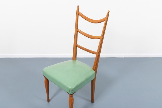 Image 1 of Italiaanse Mid Century Moderne stoelen