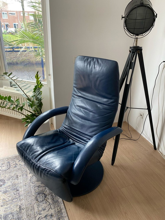 Image 1 of Joris Yoga Relax Fauteuil donker blauw.