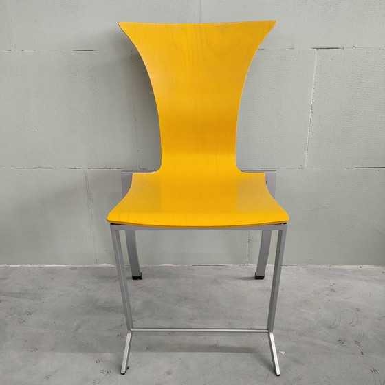 Image 1 of 2X Design Karl- Friedrich Förster (Kff) Eetkamerstoelen 