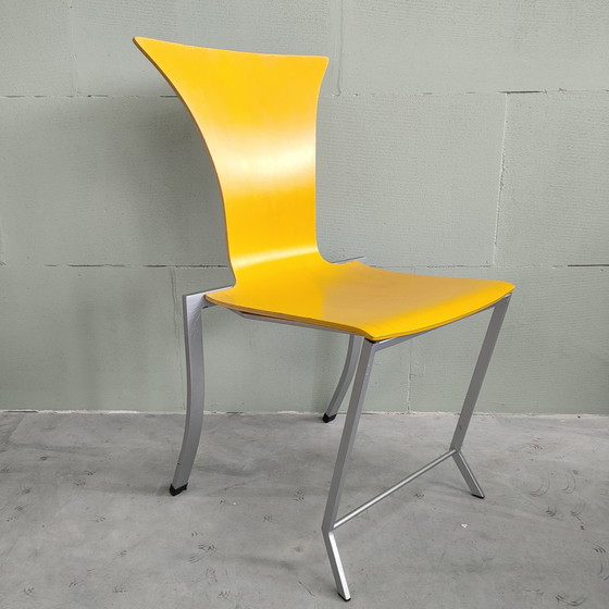 Image 1 of 2X Design Karl- Friedrich Förster (Kff) Eetkamerstoelen 