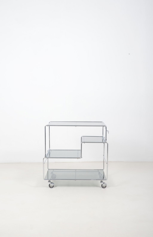 Modulaire Salontafel/Trolley Ontworpen Door Max Sauze, Jaren '70