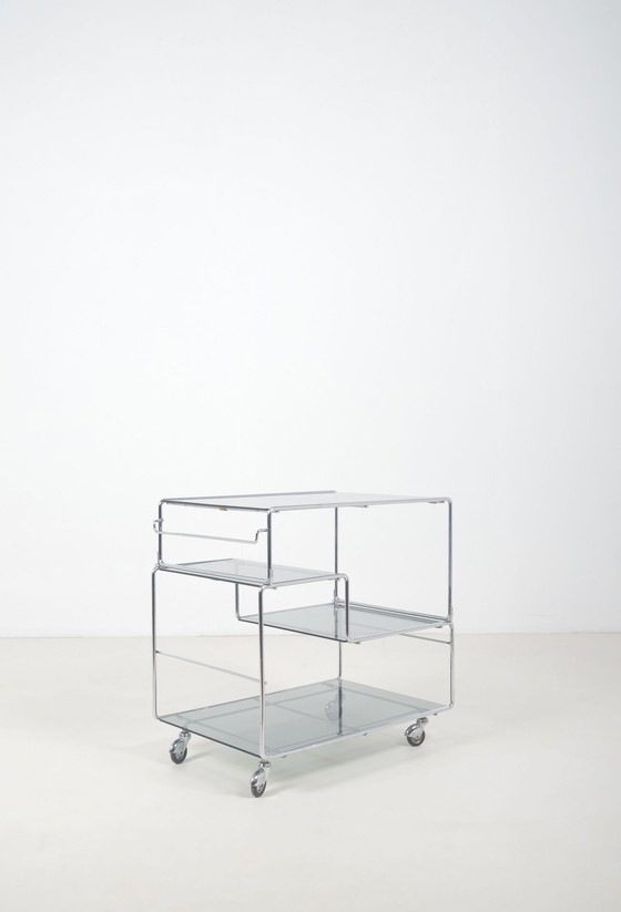 Image 1 of Modulaire Salontafel/Trolley Ontworpen Door Max Sauze, Jaren '70