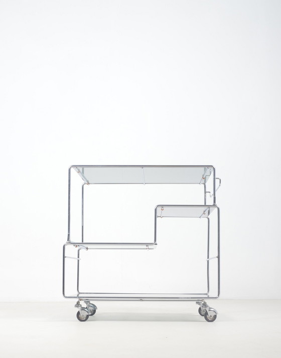 Image 1 of Modulaire Salontafel/Trolley Ontworpen Door Max Sauze, Jaren '70