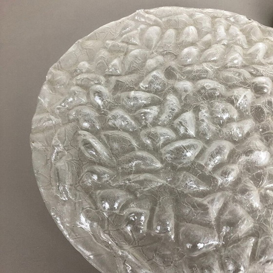 Image 1 of Vintage bubbelglas en metalen wandarmatuur van Doria Lights Modernist, Duitsland 1970