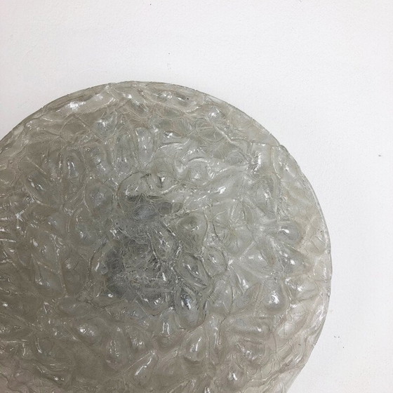 Image 1 of Vintage bubbelglas en metalen wandarmatuur van Doria Lights Modernist, Duitsland 1970