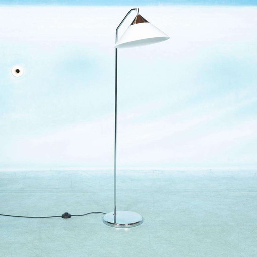 Vintage design vloerlamp chroom, jaren 60/70 leeslamp