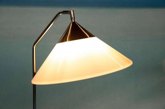 Image 1 of Vintage design vloerlamp chroom, jaren 60/70 leeslamp