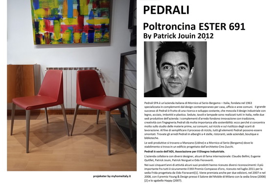 Image 1 of 2x Pedrali Fauteuil Ester 691 Design Patrick Jouin