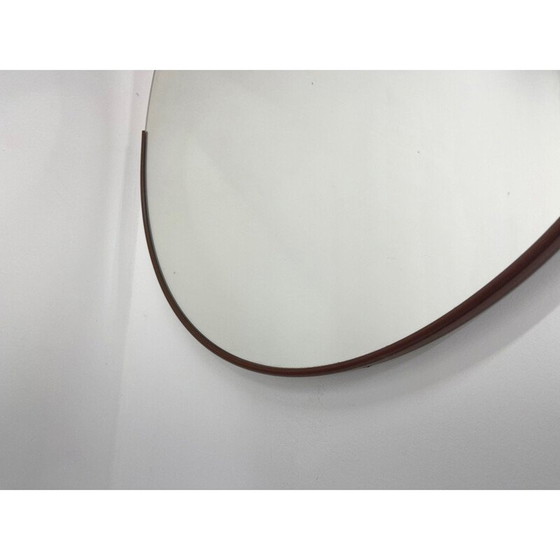 Image 1 of Vintage ronde plastic wandspiegel, Tsjechoslowakije 1970