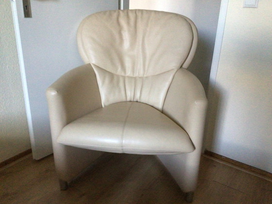 Image 1 of Leolux Fauteuil Excalibur + Hocker