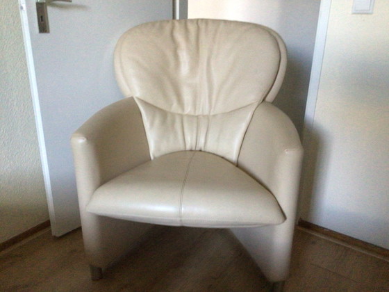 Image 1 of Leolux Fauteuil Excalibur + Hocker