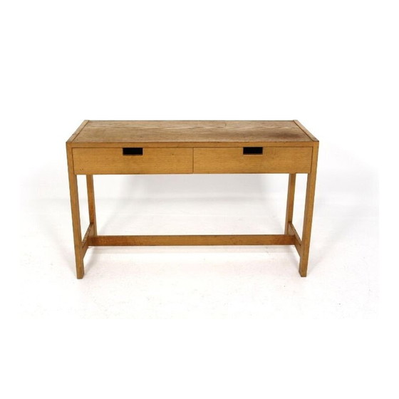 Image 1 of Vintage eikenhouten console, Zweden 1960