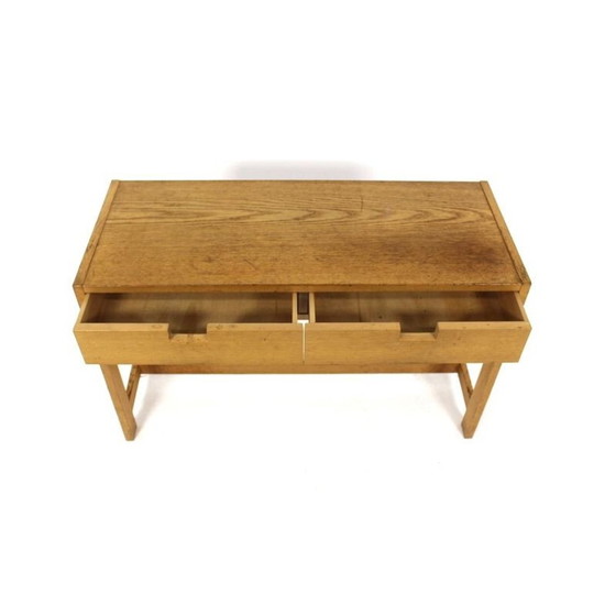Image 1 of Vintage eikenhouten console, Zweden 1960