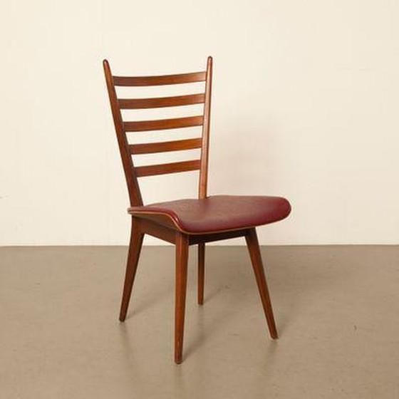 Image 1 of Rode eetkamerstoelen (4x)